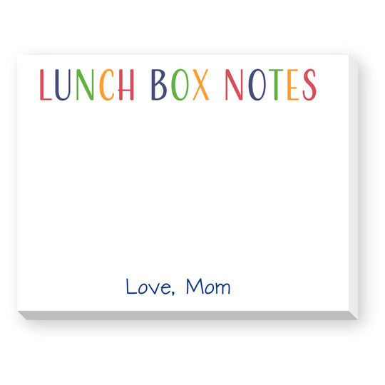 Lunch Box Dittie Notepads